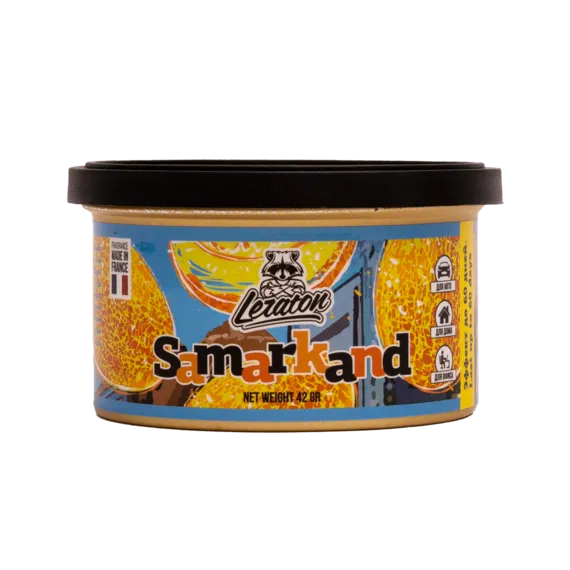 Ароматизатор для автомобиля в банке LERATON Samarkand (Melon/Дыня)