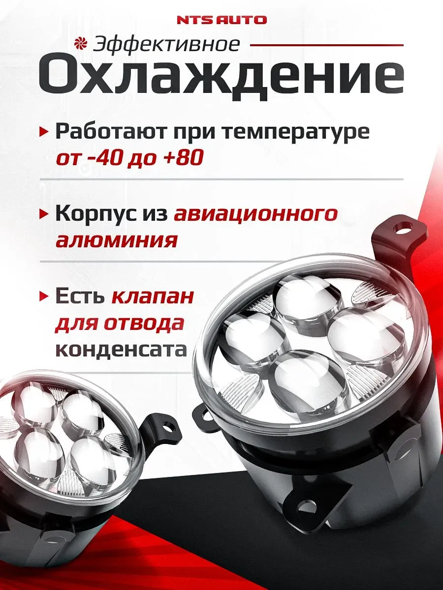 ПТФ PRIORA 2 линза Ближний BI-LED