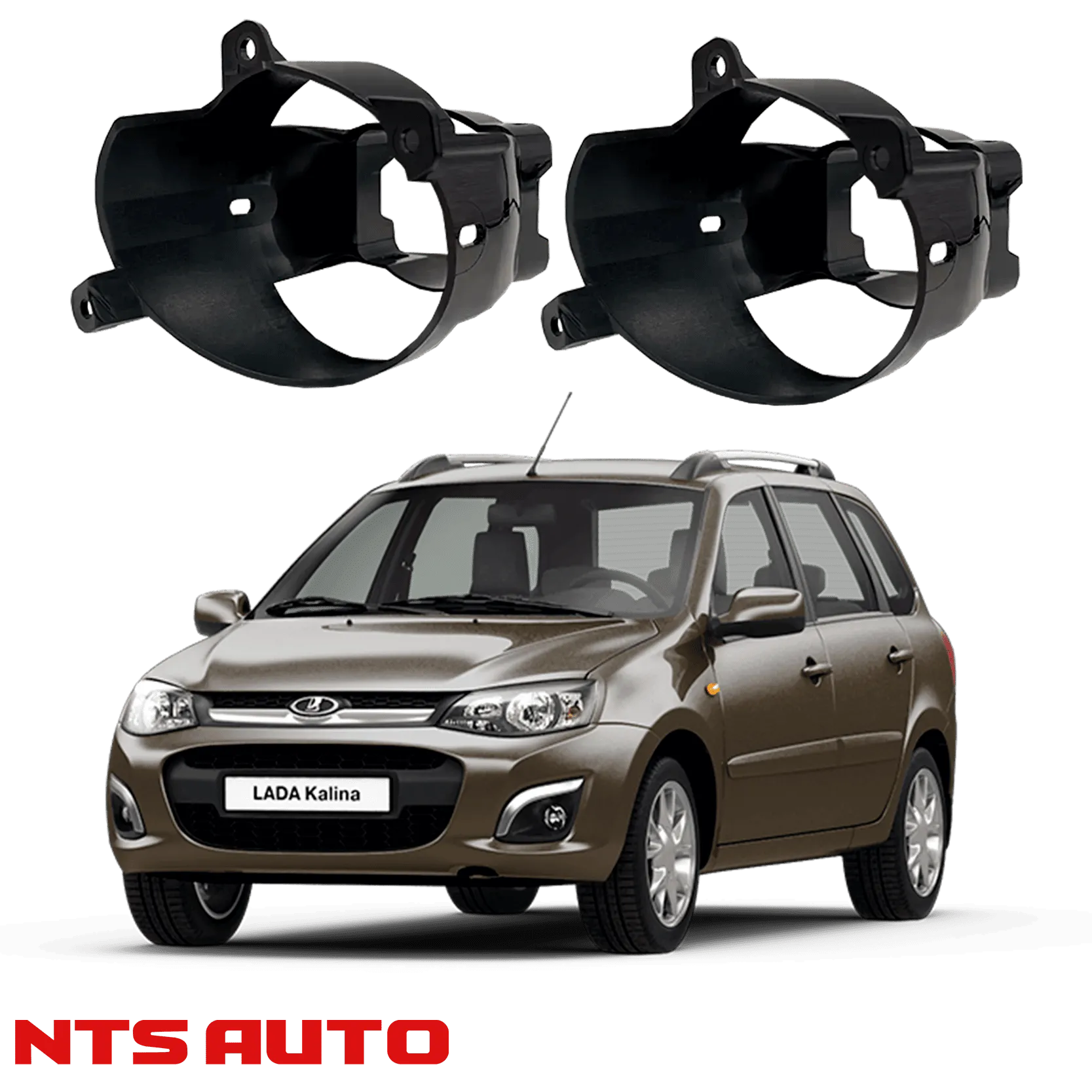 Крепления для противотуманных фар на Lada Kalina