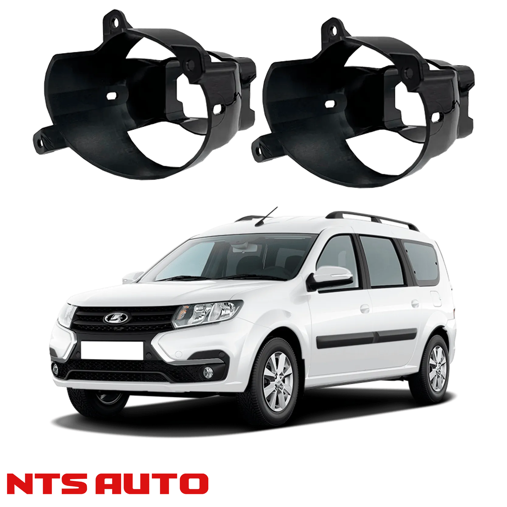 Крепления для противотуманных фар на Lada Largus (до 2021)