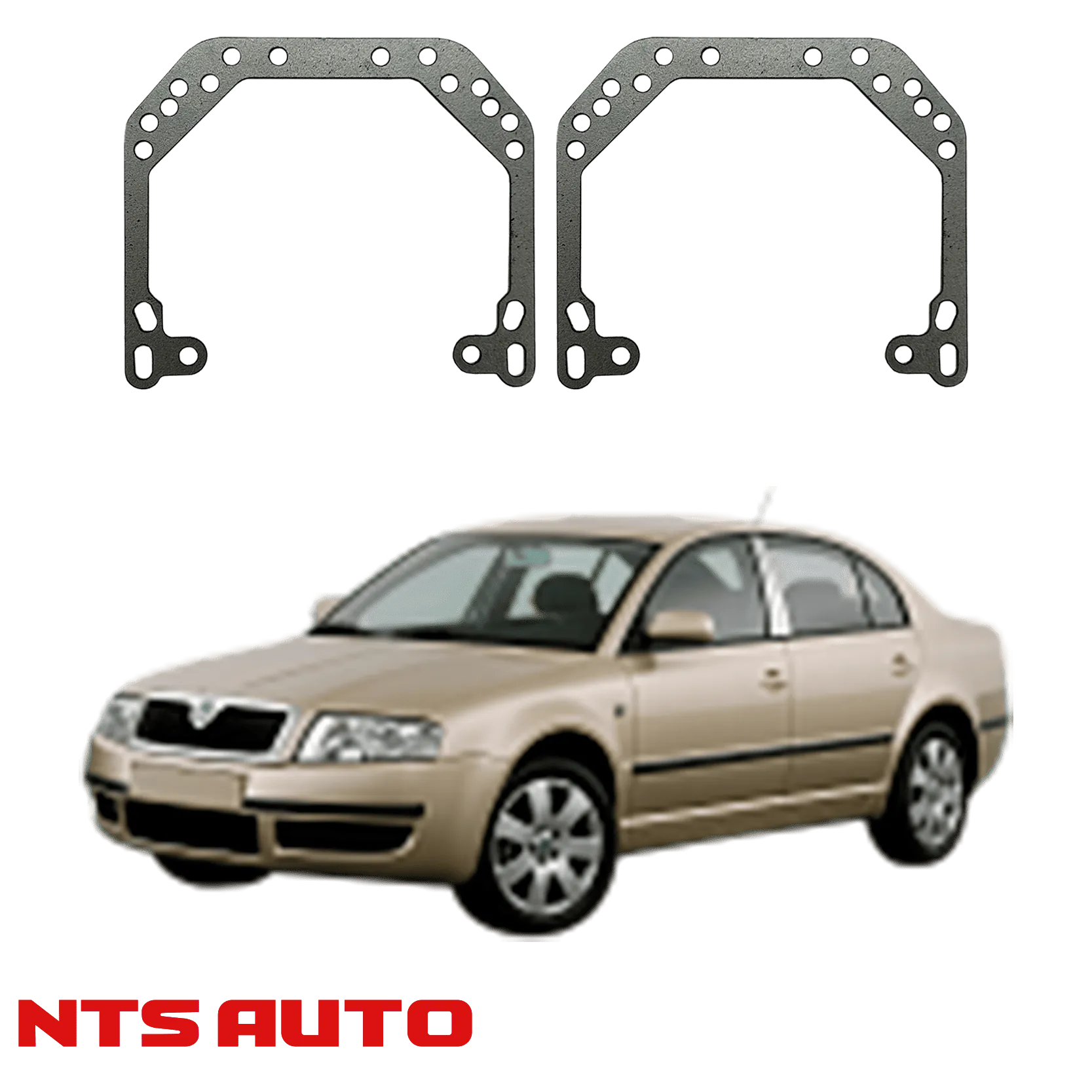 Переходные рамки для Skoda Superb 3U (2001-2008)