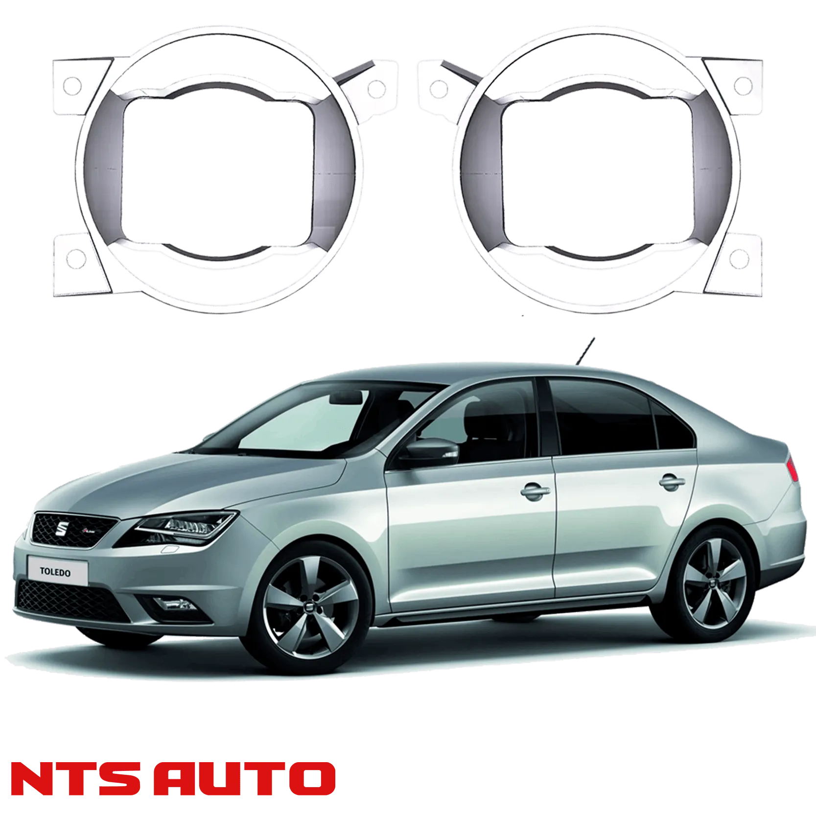 Крепления для противотуманных фар на SEAT Toledo IV (2012–2015)